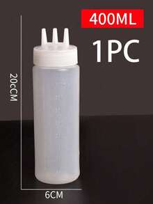 Squeeze Bottle Multi-Function Kitchen Squeeze Bottle - PVC-Free Large Nozzle Dispenser Bottle Refillable Sauce And Syrup Container, Suitable For Kitchen And Restaurant, Leak-Proof Self-Sealing Design Condiment Bottle, Suitable For Ketchup - Multicolor - View 14