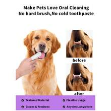 100/50pcs Pet Dental Finger Brush, Suitable For Dogs And Cats, Soft And Gentle, Non-Irritating, Fit For Small, Medium And Large Pets, Pet Essential, Grooming Necessity | Gentle Cleaning Wipes | Soft Texture - Uscented - View 7