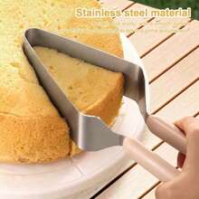 1pac Cake Cutter, Stainless Steel Cake Knife And Server With Double Handle, Adjustable Cake Slicer For Cake Server, Pie Server, Cake Cutting Set For Wedding - View 1
