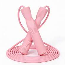 1pc Fashionable Color Anti-Slip Bearing Handle Adjustable 2.8M High Speed PVC Jump Rope Fitness, Suitable For Indoor And Outdoor Workouts, Helps Improve Cardiovascular Health And Burn Calories. Great For Home Exercise, Gym Use And Outdoor Activities - Bearing Jump Rope - View 1