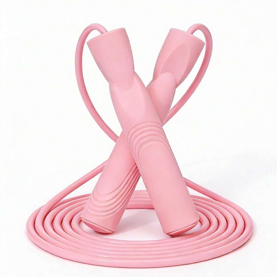 1pc Fashionable Color Anti-Slip Bearing Handle Adjustable 2.8M High Speed PVC Jump Rope Fitness, Suitable For Indoor And Outdoor Workouts, Helps Improve Cardiovascular Health And Burn Calories. Great For Home Exercise, Gym Use And Outdoor Activities - Bearing Jump Rope - View 1