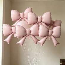 21-Inch Pink Butterfly Foil Balloon Toy, Children's Birthday Party Decoration, Holiday Wedding Decor - Pink - View 2
