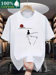 Unisex Style, 100% Pure Cotton. - 白色 - 查看 1