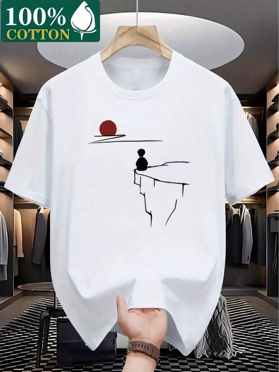 Unisex Style, 100% Pure Cotton. - 白色 - 查看 1