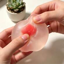 Frosted Strawberry Mochi Squishy Toy, High Appearance Moldable Stress Reliever For Adults, Maltose Slow Rising Fidget, Super Soft Wet Mushy Texture, Portable Palm Sized Berry Pendant, Trending Gift For Squishy Lovers, Party Favor, Desk Decor Anxiety Relief - Đỏ - Xem 9