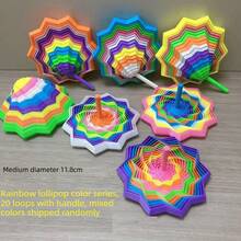 3D Printed Octagonal Handle Gradient Spiral Tower, Creative Magical Geometric Stereo Desktop Decompression Toy - Multicolor - View 7