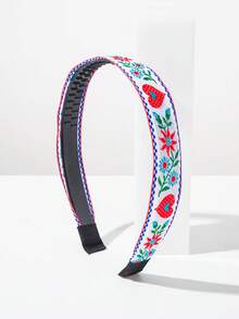1pc Fashionable Gorgeous Colorful Chocolate Crumble Hair Hoop Hair Accessory - FG980 Red, White and Blue - View 4