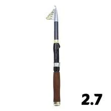 Lerutwis 1pc 1.8m-3.0m Telescopic Fishing Rod With Optional Reel, Cork Handle, Fiberglass Solid Sturdy Fishing Pole, Multi-Function Spinning Rod, Portable Travel Fishing Gear - Multicolor - View 14