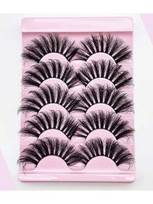 One-Piece False Eyelashes With Demonic Eye Tail Extension, Slanted For Dense, Natural Effect, Elongating Eye Shape For A Seductive Look - View 4