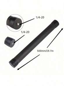 Cần nối dài bằng sợi carbon có thể điều chỉnh 1/4", nhẹ và dễ mang theo, tương thích với D/JI Ronin RS3/RS4, Ronin S, gimbal SC, máy ảnh DSLR, chân máy, cho phép chụp ảnh rảnh tay, tay cầm khớp nối đa chức năng, cấu trúc chắc chắn. - Xem 2