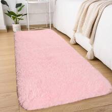Sour Lemon Rugs Living Room 200x300cm, Grey Area Rugs For Bedroom, Washable Anti Slip Extra Large Shaggy Soft Rug Fluffy Modern Floor Carpets Mat Beside Carpet, Long Runner Rug For Hallway - Pink - View 15
