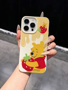 Miniso Ốp lưng điện thoại Disney Winnie The Pooh Litchi Texture, bao phủ toàn bộ bề mặt, tương thích với iPhone 17 Pro Max, 17, 16 Pro Max, 15 Pro Max, 16 Pro Max, 14, 13, 12, 11, 14 Pro, 15 Plus, 12 Pro, 16 Plus, XS, 14 Pro Max, 13 Pro và các mẫu khác, in hình hoạt hình. - Nhiều màu - Xem 3