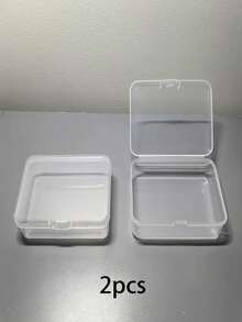 2/4/6个装小型透明PP收纳盒 - 多功能便携式贴纸和首饰收纳盒，适用于收纳贴纸、小物件、文具、首饰、发夹、发圈等，是学校、家庭、办公室、学生、员工、珠宝店、精品店的理想之选，也非常适合桌面、办公室和家居收纳。 - A - 查看 12