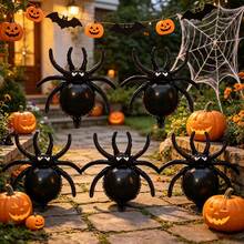 Bóng bay hình nhện màu đen 17 inch, bộ bóng bay trang trí Halloween hình nhện. - nhiều màu - Xem 7