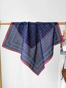 1 chiếc khăn cotton in hình quả anh đào dễ thương, khăn vuông mềm mại nhẹ 70cm, đa năng dùng để quấn đầu và buộc tóc. - Nhiều màu - Xem 9