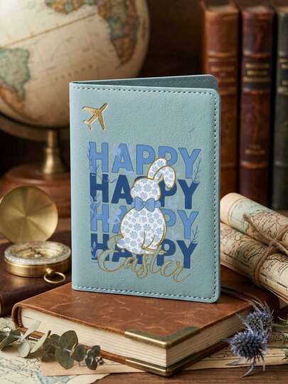 1 chiếc bao đựng hộ chiếu hình thỏ hoạt hình dễ thương, thiết kế tối giản thời trang, phù hợp cho du lịch, công tác và sắp xếp giấy tờ, có 6 màu: vàng, trắng, đen, hồng, xanh dương, đỏ, món quà hoàn hảo cho bạn bè, gia đình, đồng nghiệp, phụ kiện du lịch thiết yếu cho người sở hữu hộ chiếu.