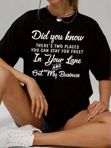 Women T-Shirts - Black - View 2