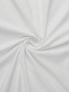 Camiseta de manga corta con cuello redondo y estampado de copas de cóctel, color blanco, para mujer, moderna y versátil para el verano. - Blanco - Ver 4