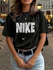 Women T-Shirts - Black - View 4