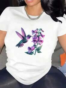 Morado sobre blanco