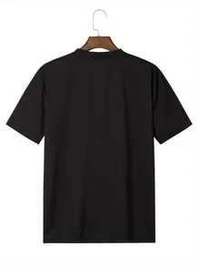 Camiseta Cold Blooded, Camiseta de Algodón con Gráfico Cold Blooded Chappelle, Camiseta Casual de Cuello Redondo y Manga Corta, Tejido de Algodón Transpirable, Ligeramente Elástica, Top de Moda de Verano, Corte Regular, Camiseta de Moda de Verano - Negro - Ver 2