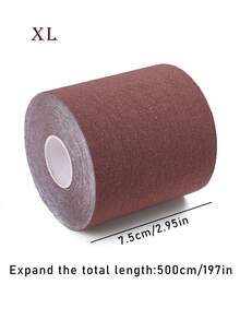 1 Cuộn Băng Nâng Ngực Co Giãn, Chống Lộ Nội Y, Vô Hình, Giúp Nâng và Tạo Vòng Ngực, Băng Vải Mềm Dẻo, Băng Áo Ngực Thể Thao, Keo Dính Không Đường May - Cà phê nâu - Xem 15