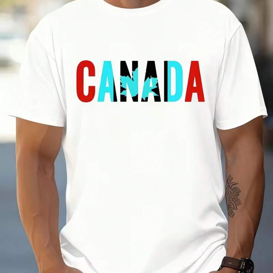 Camiseta impresa para hombres y mujeres - Blanco - Ver 1