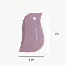1 cái dụng cụ cạo hình chim cánh cụt dẻo, dụng cụ nhà bếp gia dụng loại bỏ vết dầu mỡ, thích hợp để cạo sạch dầu mỡ và bụi bẩn. - Xám - Xem 9