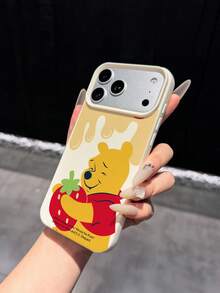 Miniso Ốp lưng điện thoại Disney Winnie The Pooh Litchi Texture, bao phủ toàn bộ bề mặt, tương thích với iPhone 17 Pro Max, 17, 16 Pro Max, 15 Pro Max, 16 Pro Max, 14, 13, 12, 11, 14 Pro, 15 Plus, 12 Pro, 16 Plus, XS, 14 Pro Max, 13 Pro và các mẫu khác, in hình hoạt hình. - Nhiều màu - Xem 5