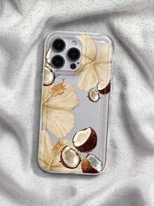 Shockproof Floral Elemt Fashion Hibiscus Floral Print Transpart Phone Case, Compatible With 13/11/17/17pro/16/14/15/15pro/15 Plus/15 Promax/7plus/8plus/X/Xs Max/Xr/11pro/12pro/13pro/14pro/12mini/13mini/11promax/12promax/13promax/14promax/14plus/17pro Max/17Air/6/6s Plus/7/8/16Pro/16plus/16promax/Se2/17promax And Galaxy/A54/A14/A12/A13/A15/A32/A33/A24/A52S/S20/S21/S22/S23/S24/S23Plus/S24ultra/S25/A15/A33/A23 Spring Gift.Holiday Accessories.Case Fundas Para Mag  Case Gifts For Women Valentine's Day Phone Case Cheap Holiday Special Offer Custom Phone Case Cheetah Print Phone Case - 多色 4 - 查看 3