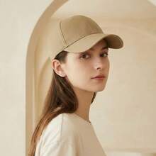 1pc Unisex Vintage Washed Unstructured Baseball Cap, Adjustable Dad Hat, Suitable For Beach, Travel - Regular Model - View 3