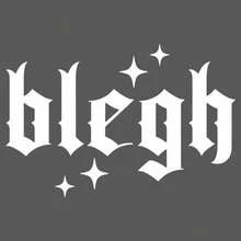 Blegh Vinyl Stickers – Beautiful Car Stickers, Car Decoration Stickers For Car Exterior Decoration, Interior Decoration, Home Decoration, Computer Decoration - A - View 9