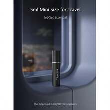Refillable Perfume Atomizer, Bottom Filling Fragrances Perfume Bottle, Cologne Dispenser, Travel Sized, Portable Sprayer Women Men, (ESSENTI, BLACK) - 黑色 + 精華 - 查看 6