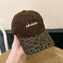 Gorra de béisbol retro y sexy con estampado de leopardo, gorra snapback unisex casual americana con protección solar y parches - estampado de leopardo - Ver 8