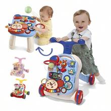 2-In-1 Musical Baby Walker With Interactive Toys And Portable Design - Blue - View 1