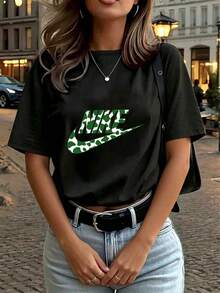 Women T-Shirts - Black - View 4