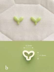 Mini Clay Cutters, Polymer Clay Molds For Cute Mushroom, Duck & Floral Earrings, Ideal For Kawaii, Whimsical & Cottagecore Style Jewelry, Great For Casual & Nature Inspired DIY Projects - White - View 12