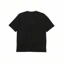 Originals X Atmos Collaboration T-Shirt: Casual Short-Sleeved Sports T-Shirt With Crew Neck And Classic Logo Print - 黑色 - 查看 2