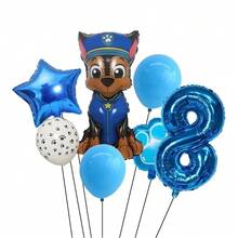 Paw Patrol Themed Birthday Number Balloon Set For Themed Parties, Birthday Parties, Friend Gatherings, And Graduation - As Shown In the Figure - View 11