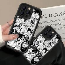 Funda para móvil con personajes de , compatible con Samsung, Apple, VIVO, OPPO, , ,  y Honor. Fabricada en TPU, ofrece protección contra golpes y caídas. Un regalo ideal para amigos y familiares. - Negro - Ver 2