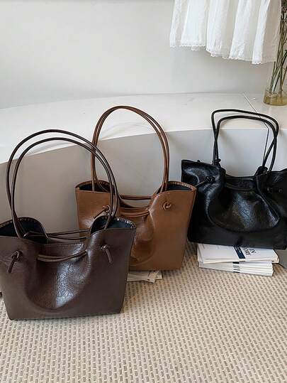 1 chiếc túi tote nữ bằng da dầu kiểu cổ điển, túi tote da dầu cỡ lớn tiện dụng, túi tote nữ thanh lịch, túi công sở và túi thường ngày cho nữ, có thể đựng laptop, máy tính bảng, ví, mỹ phẩm, lý tưởng cho việc đi làm, mua sắm, du lịch mùa hè, món quà tuyệt vời, túi xách nữ chất lượng cao.