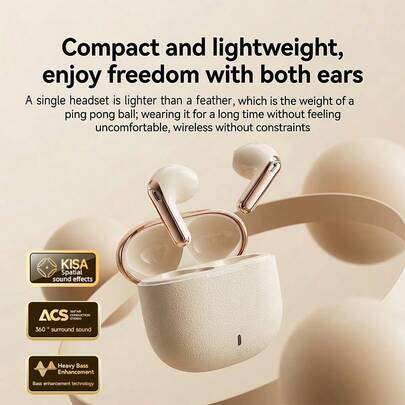 NEW SENYANG Nuevos auriculares inalámbricos verdaderos Shenyang, mini auriculares Bluetooth TWS HIFI con graves profundos, estéreo HD y llamadas para Android, iOS, juegos, parejas, material UV, regalo del Día de San Valentín