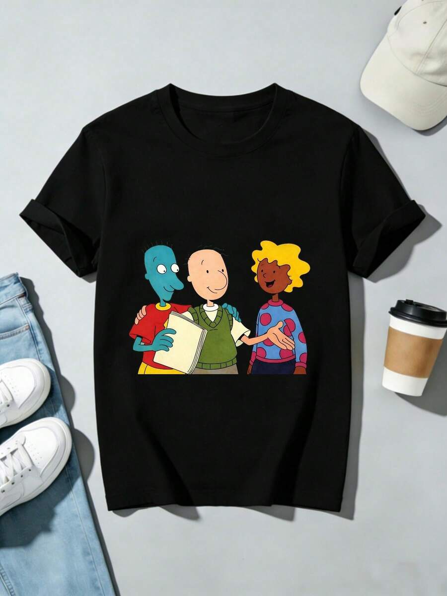 Women T-Shirts - Black - View 1