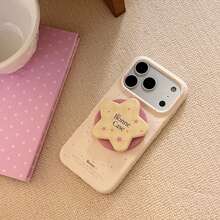 GUCADI Soft Magnetic Phone Case, Suitable For 17 Pro Max, 16, 13, 17, Colorful Plaid Pattern, Stars, 15, Personalized, Minimalist Style, Fresh, Niche, Ins Style - Orange Milk - View 10