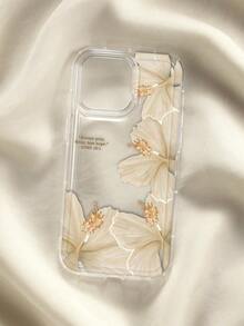 Shockproof Floral Elemt Fashion Hibiscus Floral Print Transpart Phone Case, Compatible With 13/11/17/17pro/16/14/15/15pro/15 Plus/15 Promax/7plus/8plus/X/Xs Max/Xr/11pro/12pro/13pro/14pro/12mini/13mini/11promax/12promax/13promax/14promax/14plus/17pro Max/17Air/6/6s Plus/7/8/16Pro/16plus/16promax/Se2/17promax And Galaxy/A54/A14/A12/A13/A15/A32/A33/A24/A52S/S20/S21/S22/S23/S24/S23Plus/S24ultra/S25/A15/A33/A23 Spring Gift.Holiday Accessories.Case Fundas Para Mag  Case Gifts For Women Valentine's Day Phone Case Cheap Holiday Special Offer Custom Phone Case Cheetah Print Phone Case - 多色 3 - 查看 7