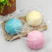 10cm Extra Large Fluid Cheese Ball Stress Relief Bouncy Ball, Large Slow Rebound Squishy Toy, Soft Slime-Like Q-Elastic Daifuku Squeeze Toy, Musical Toy, Travel Toy, Classroom Stress Relief Toy, Mini Bathroom Toy, Christmas Stationery Stress Ball, Birthday Gift, Easter Gift, Valentine's Day Gift, Perfect Gift - Multicolor - View 8