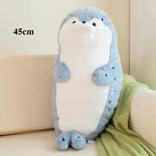 Nuevo juguete de peluche con sello, almohada suave, peluche realista, vida marina, nutria marina, muñeca suave, cojín con sello de simulación, regalo de cumpleaños y Navidad - Puesto marrón - Ver 7