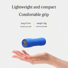 1PC Ultra Bright 9LED Flashlight, Multi-Gear Adjustable Waterproof ABS Torch, Portable Handheld Emergency Light With Lanyard For Camping Hiking Home Use, Battery Not Included - Flashlight - View 7