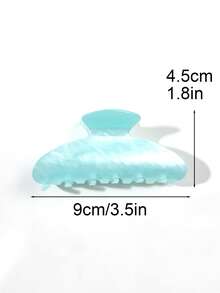 2 chiếc kẹp tóc hình bán nguyệt màu xanh bạc hà và xanh ngọc làm từ chất liệu acetate, họa tiết vỏ bào ngư, kiểu dáng mềm mại và ngọt ngào phong cách Hàn Quốc, thích hợp cho kiểu tóc búi thanh lịch, mang đến không khí mùa xuân lãng mạn, đa năng cho du lịch, dã ngoại, phụ kiện tóc mùa hè, kẹp tóc đi biển, kẹp tóc du lịch. - Nhiều màu - Xem 3