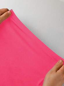 Women High Waist Seamless Safety Shorts For Women Ice Silk Safety Pants Shorts For Women Boyshorts Knickers Shorts Panties Boxers Yoga Short - Hot Pink - View 6